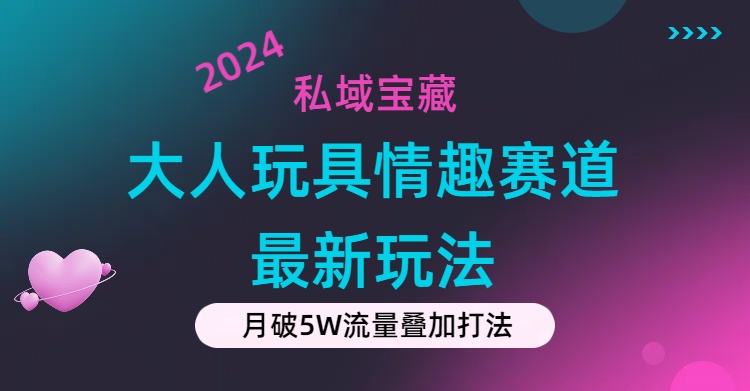 （11541期）私域宝藏：大人玩具情趣赛道合规新玩法，零投入，私域超高流量成单率高| 网创圈