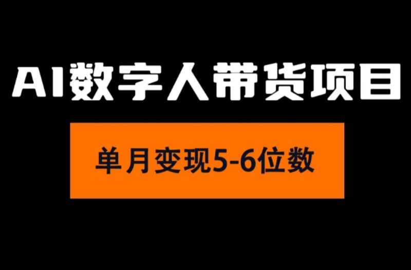 （11751期）2024年Ai数字人带货，小白就可以轻松上手，真正实现月入过万的项目| 网创圈