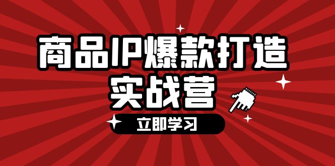 （12136期）商品-IP爆款打造实战营【第四期】，手把手教你打造商品IP，爆款 不断| 网创圈