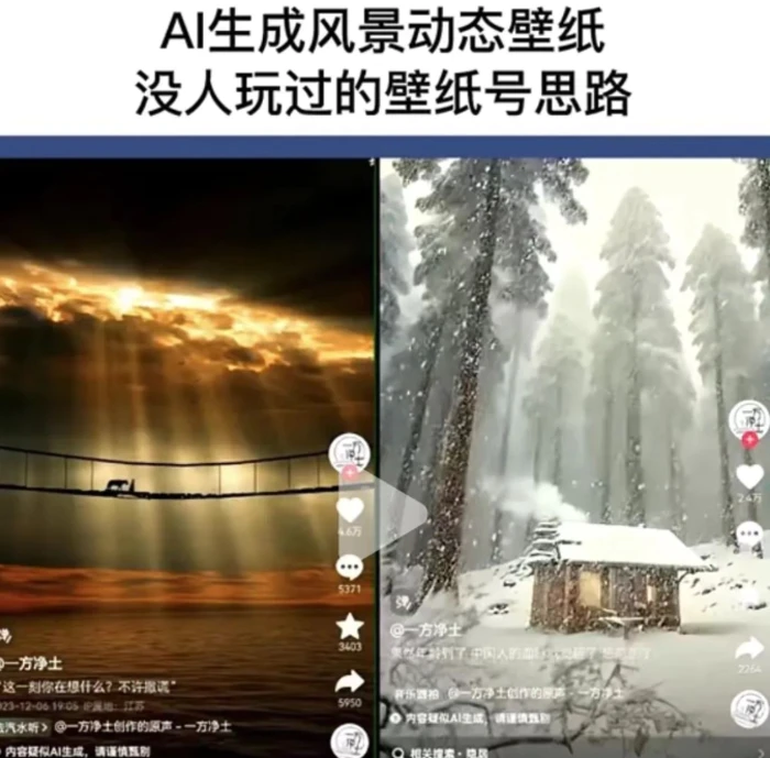 图片[2]| AI风景号7天涨粉10W，小白也能1分钟掌握的视频制作教程| 网创圈