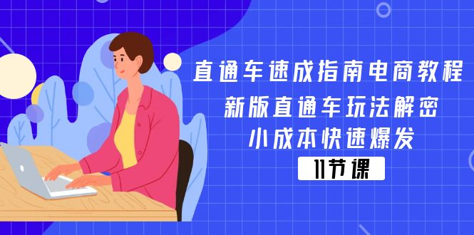 直通车速成指南电商教程：新版直通车玩法解密，小成本快速爆发（11节）| 网创圈