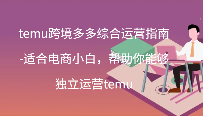 temu跨境多多综合运营指南-适合电商小白，帮助你能够独立运营temu(44节)| 网创圈