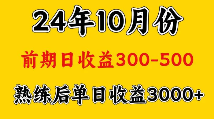 高手是怎么赚钱的.前期日收益500+熟练后日收益3000左右| 网创圈
