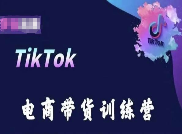TikTok电商带货训练营，跟随时代潮流，跨境掘金| 网创圈