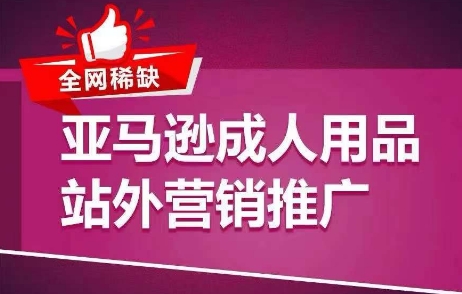 全网稀缺！亚马逊成人用品站外营销推广，​教你引爆站外流量，开启爆单模式| 网创圈