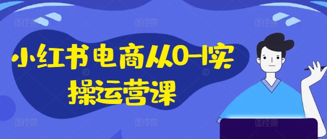 小红书电商从0-1实操运营课，小红书手机实操小红书/IP和私域课/小红书电商电脑实操板块等| 网创圈
