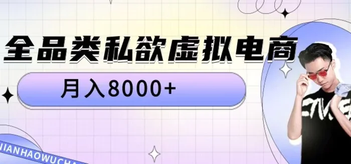 全品类私欲虚拟电商，月入8000+【揭秘】| 网创圈