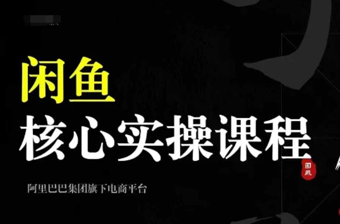2024闲鱼核心实操课程，从养号、选品、发布、销售，教你做一个出单的闲鱼号| 网创圈