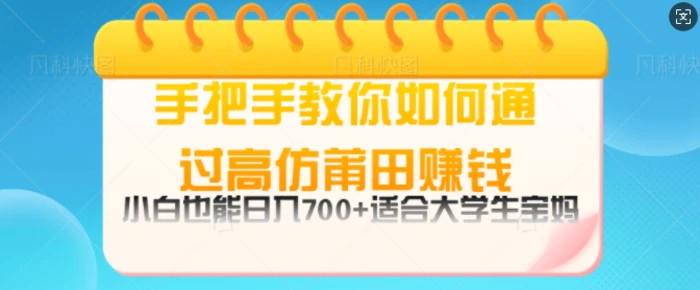 手把手教你如何通过莆田鞋挣钱，小白也能日几张，适会大学生宝妈| 网创圈