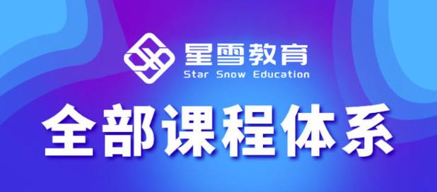 星雪教育淘系高级班，更全的运营提升方案，零基础由浅入深，店铺最新玩法| 网创圈