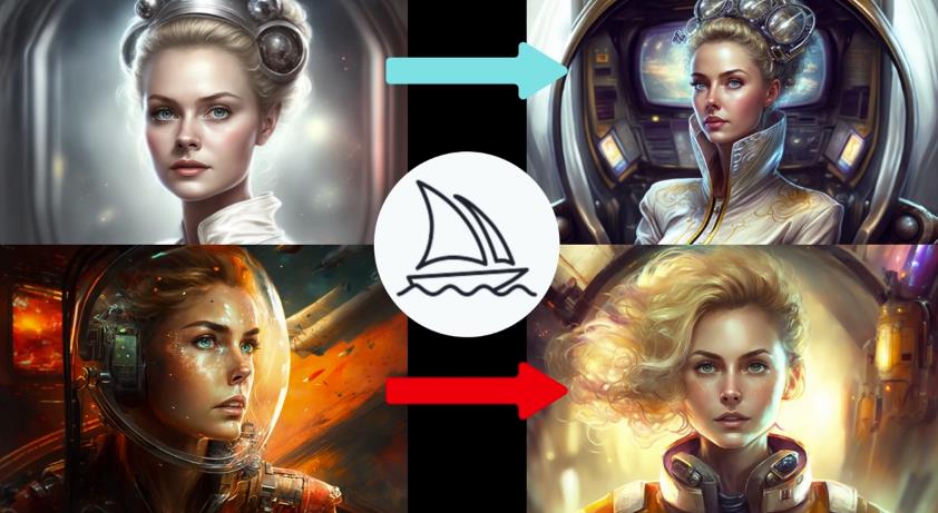 Midjourney V4实现连续性的人物创作：漫画，故事，动画操作教程参数设置| 网创圈