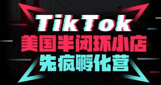 疯人院·TikTok美国半闭环小店孵化营，抢占TikTok美国蓝海市场，开店、运营、带货、投流全实操| 网创圈