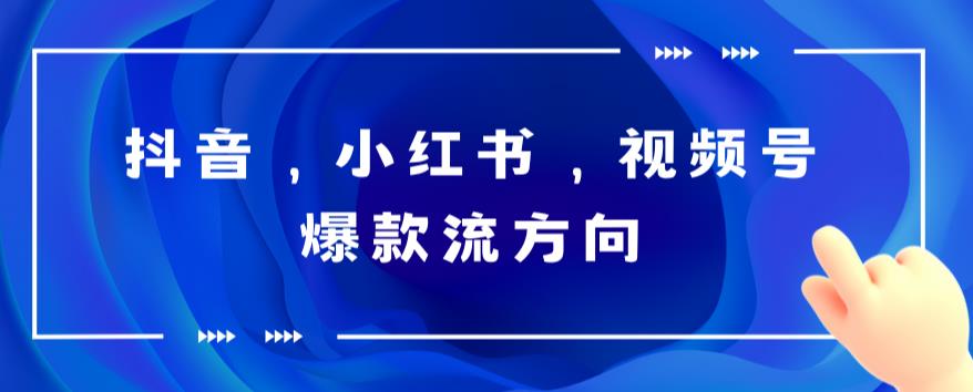 抖音，小红书，视频号爆款流视频制作，简单制作掌握流量密码| 网创圈