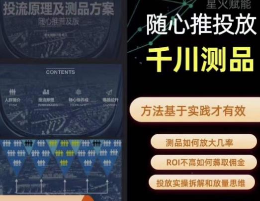 爱做号的老王·随心推+千川投流，投放实操拆解和放量思维，投流原理、千川测品| 网创圈