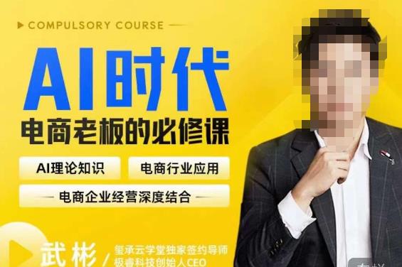 玺承·AI时代，电商老板的必修课，理论+实操+工具，驱动电商销售转化| 网创圈