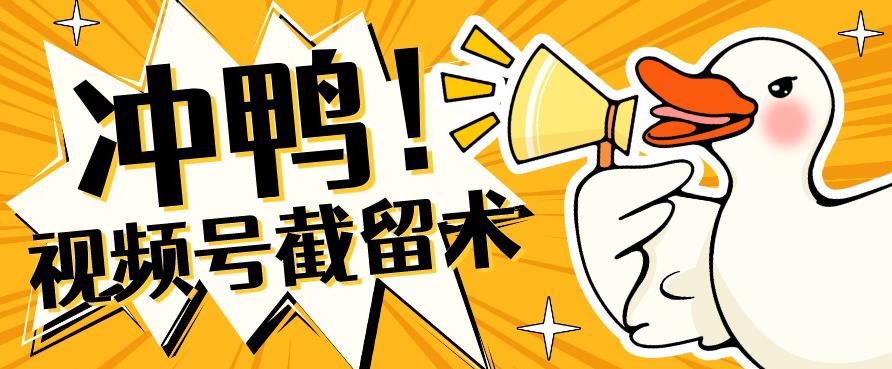 全球首发-视频号无限截留术-你不知道的流量沃土| 网创圈