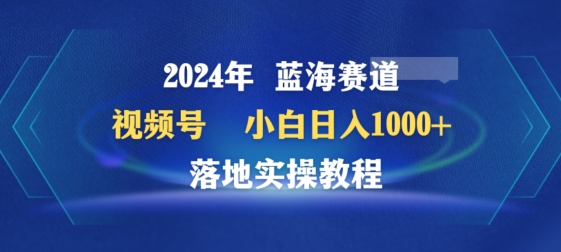 2024年视频号蓝海赛道百家讲坛，小白日入1000+，落地实操教程| 网创圈