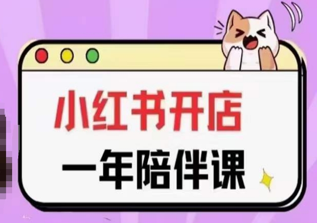 三九小红书开店一年陪伴课(更新)，从0到1玩赚小红书开店| 网创圈