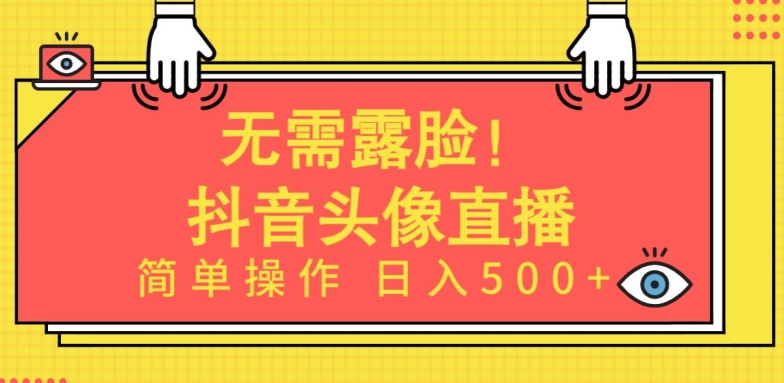 无需露脸，Ai头像直播项目，简单操作日入500+| 网创圈