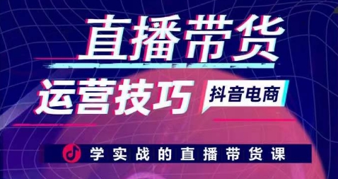 直播带货运营技巧，学实战的直播带货课| 网创圈