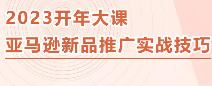 2023亚马逊新品推广实战技巧，线下百万美金课程的精简版，简单粗暴可复制，实操性强的推广手段| 网创圈