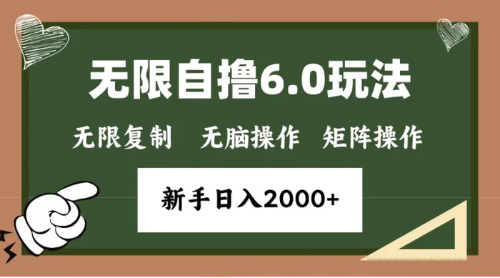 （13624期）年底无限撸6.0新玩法，单机一小时18块，无脑批量操作日入2000+| 网创圈