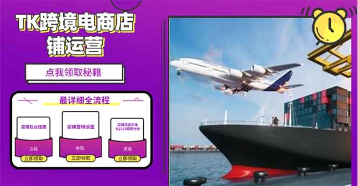 （13951期）2025TK跨境电商选品趋势0到1店铺搭建最全实操讲解，轻松在家把货卖出国| 网创圈