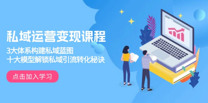 （13953期）私域运营变现课程，3大体系构建私域蓝图，十大模型解锁私域引流转化秘诀| 网创圈