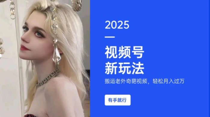 搬运老外奇葩视频，撸视频号分成计划收益，每天只需一小时，新手小白轻松月入过W| 网创圈