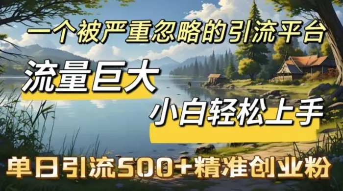QQ引流创业粉，流量巨大，小白轻松上手，单日引流500| 网创圈