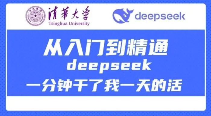 清华大学讲DeepSeek最全教程，从入门到精通，deepseek一分钟干了我一天的活| 网创圈