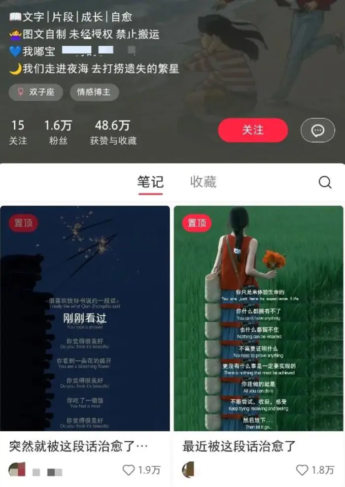 图片[2]| 小红书治愈文案图文笔记，零门槛，一分钟制作轻松制作爆款作品月入万元| 网创圈
