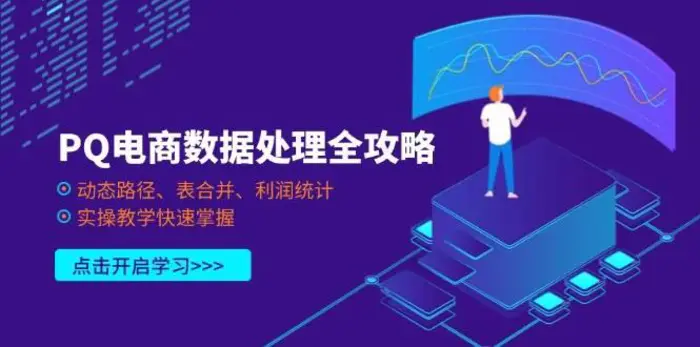 PQ电商数据处理全攻略，动态路径、表合并、利润统计，实操教学快速掌握| 网创圈