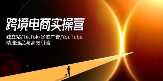 跨境电商实操营：独立站/TikTok/谷歌广告/YouTube，精准选品与高效引流| 网创圈