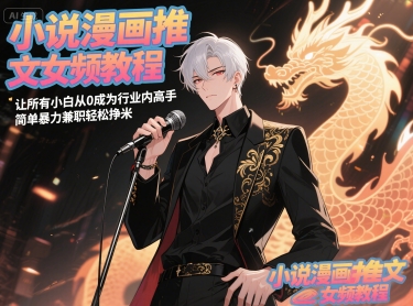 小说漫画推文女频教程，让所有小白从0成为行业内高手，简单暴力兼职轻松挣米| 网创圈