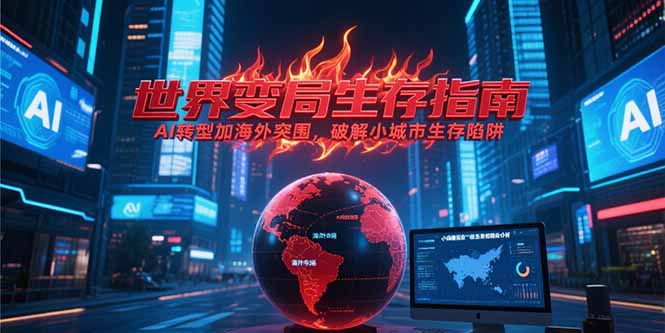 付费文章《世界变局生存指南，AI转型加海外突围，破解小城市生存陷阱》| 网创圈