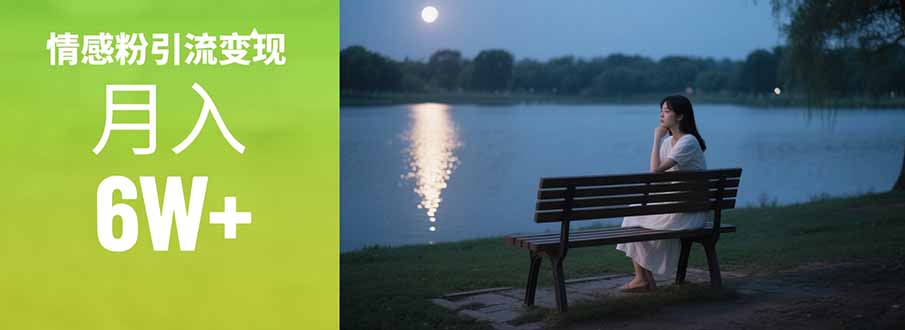 情感粉引流变现实操课：单月变现6w+，情感粉引流变现实操课| 网创圈