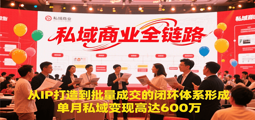 私域商业全链路，从IP打造到批量成交的闭环体系形成，单月私域变现600万| 网创圈