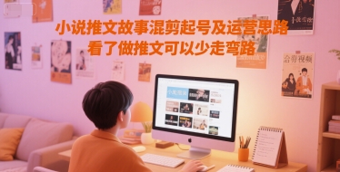 小说推文故事混剪起号及运营思路，看了做推文可以少走弯路| 网创圈