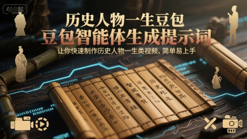 历史人物一生豆包智能体生成提示词，让你快速制作历史人物一生类视频，简单易上手| 网创圈