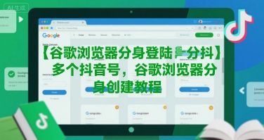 谷歌浏览器分身登陆多个抖音号，谷歌浏览器分身创建教程| 网创圈