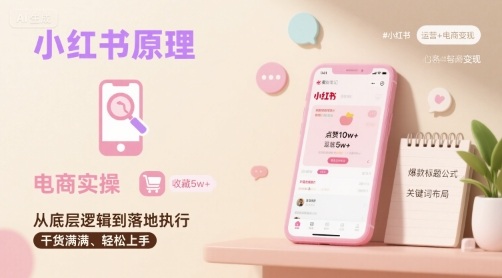 小红书原理以及详细实操流程，小红书电商教程| 网创圈