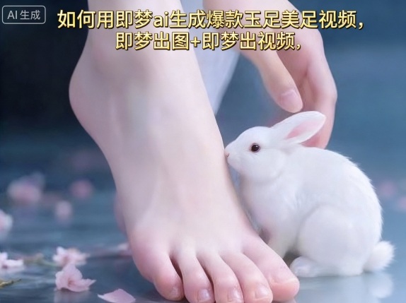 如何用即梦ai生成爆款玉足美足视频，即梦出图+即梦出视频，快速涨粉| 网创圈
