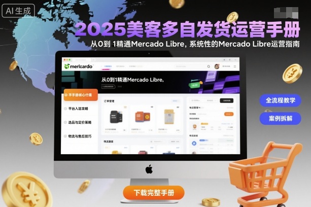 2025美客多自发货运营手册：从0到1精通Mercado Libre，系统性的Mercado Libre运营指南| 网创圈