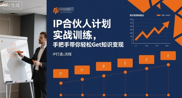 IP合伙人计划实战训练，手把手带你轻松Get知识变现| 网创圈