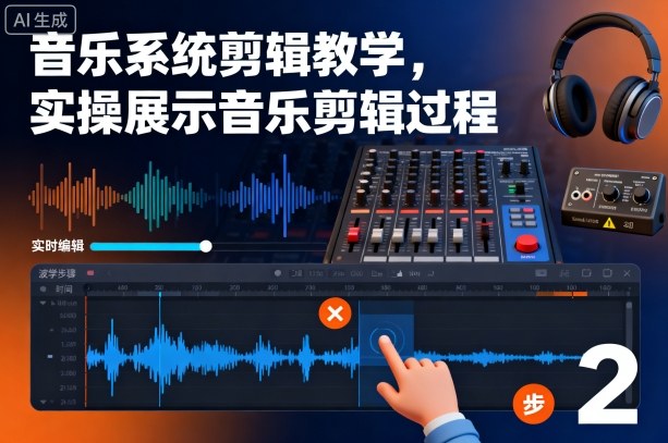 音乐系统剪辑教学，实操展示音乐剪辑过程| 网创圈