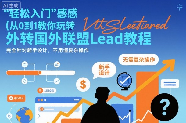 国外联盟賺美刀项目，从0到1教你玩转国外联盟Lead教程，纯新手可操作性100%| 网创圈
