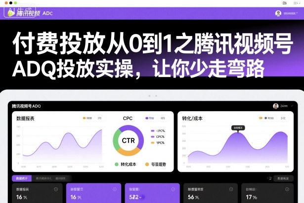 付费投放从0到1之腾讯视频号ADQ投放实操，让你少走弯路| 网创圈
