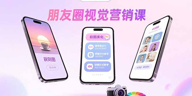 朋友圈视觉营销课：问候图美化，晒单图设计，拼图玩法教学| 网创圈