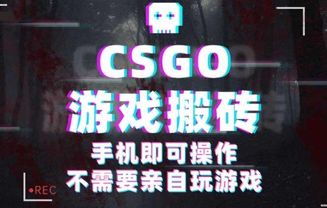 CSGO游戏挂机捡漏，单日扫货500+，年底小高峰上车可吃肉，手机即可操作…| 网创圈